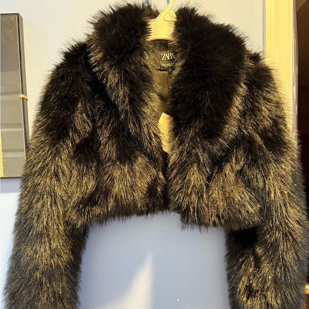 Crop Fur Jacket